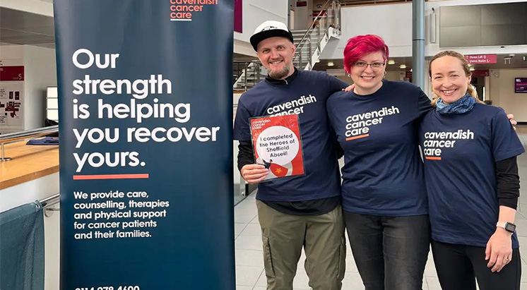 Brave employees complete charity abseil 